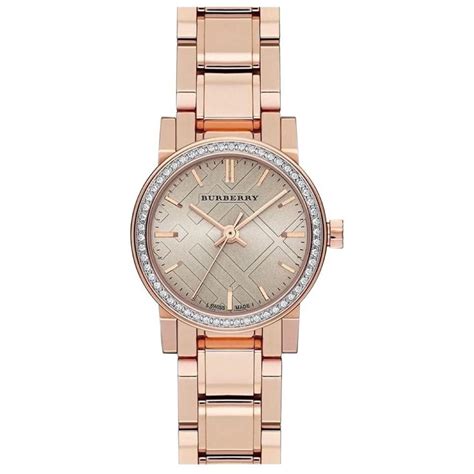 Ladies / Womens The City Diamond Stainless Steel Burberry 